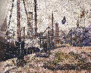 The Maria at Honfleur Georges Seurat